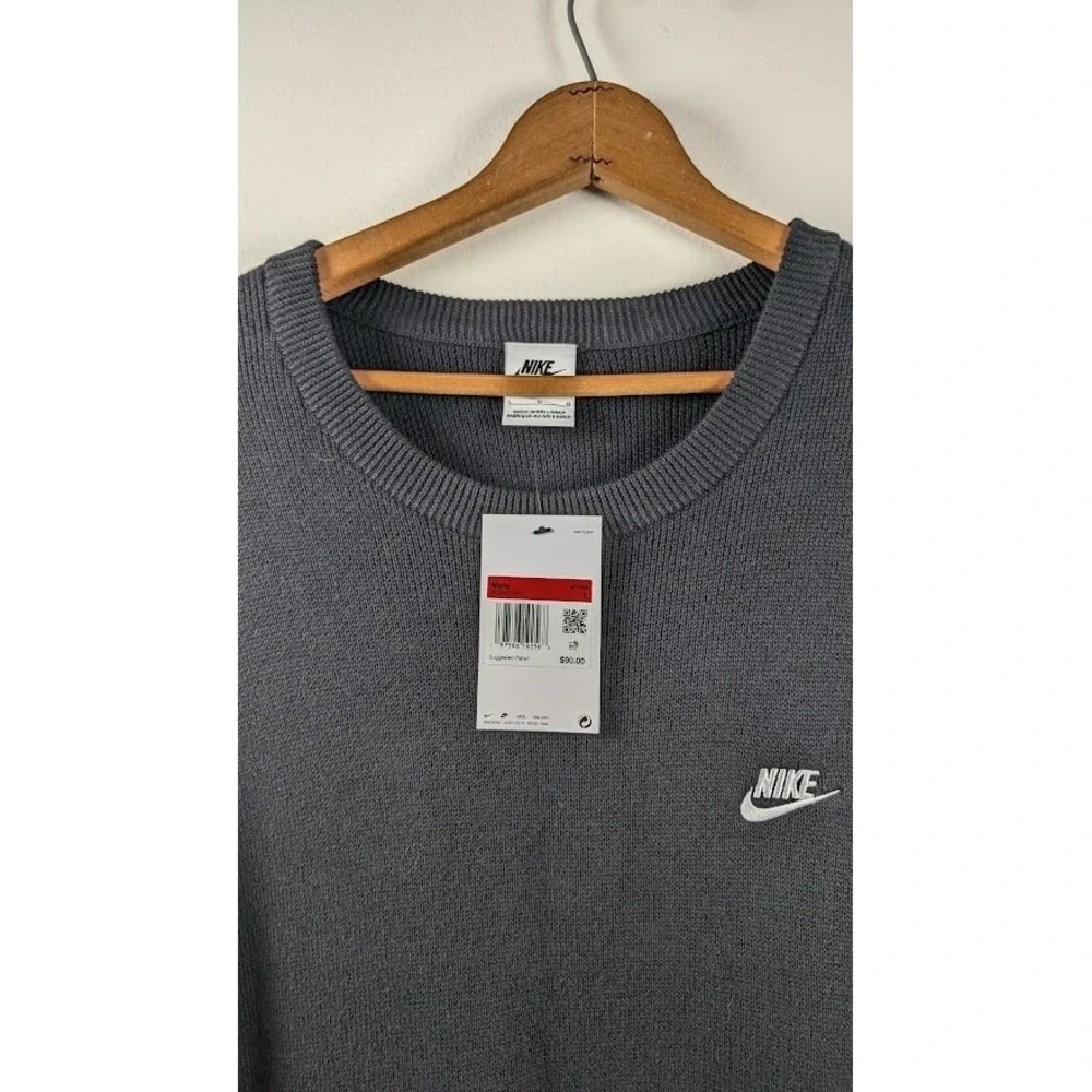 Nike Men's‎ Crewneck Sweater Size Large FQ2912 Preppy Golf Gorpcore Heavy NEW